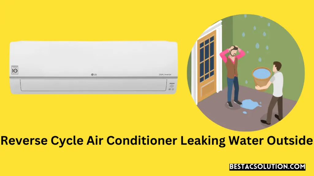 Reverse Cycle Air Conditioner Leaking Water Outside
