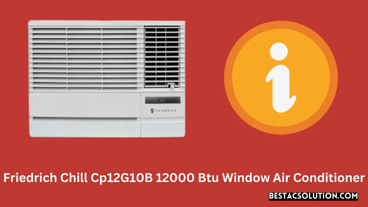 Friedrich Chill Cp12G10B 12000 Btu Window Air Conditioner